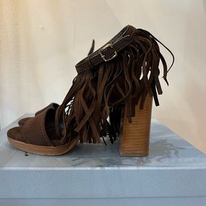 prada tassel heels